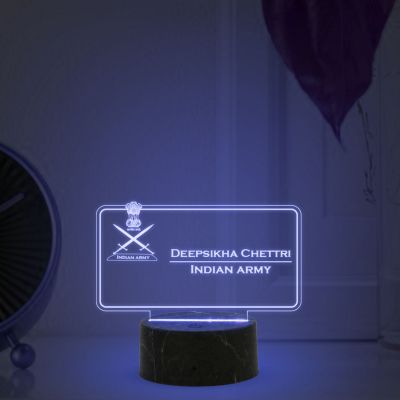 Indian Army Name Plate With Customized Name